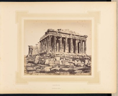 Griechenland: Der Parthenon in Athen von Félix Bonfils