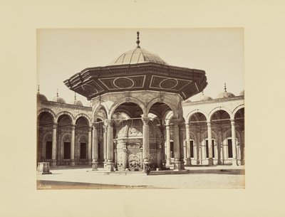 Kairo. Moschee von Mohammed Ali, Brunnen der Waschungen, Ägypten von Félix Bonfils
