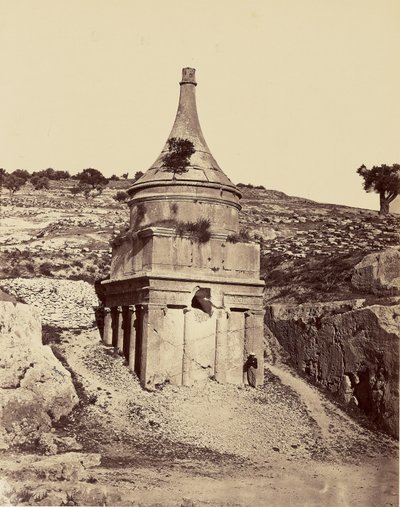 Grab von Absalom - Jerusalem von Félix Bonfils