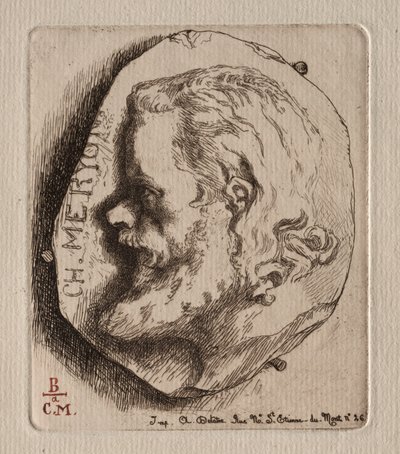 Charles Meryon, 1854 von Felix Bracquemond