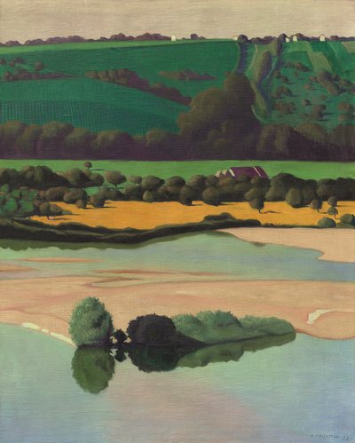 Abend an der Loire von Felix Edouard Vallotton