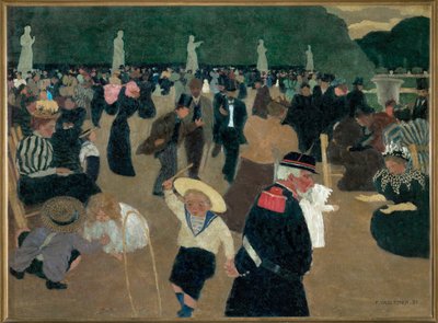 Jardin du Luxembourg von Felix Edouard Vallotton