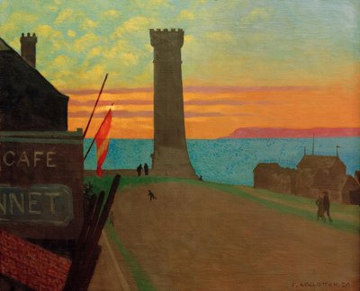 Der alte Leuchtturm in Honfleur von Felix Edouard Vallotton