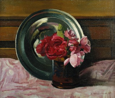 Stillleben mit Rosen, 1920 von Felix Edouard Vallotton