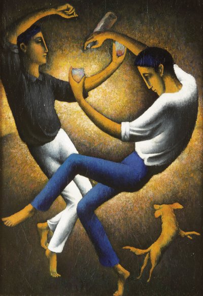 Les Deux Basques, ca. 1912 von Felix Elie Tobeen