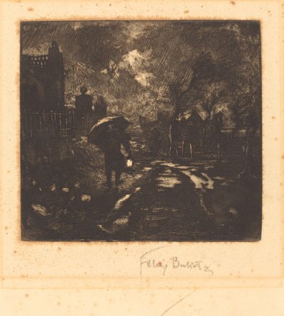 Die Nachtwache von Felix Hilaire Buhot