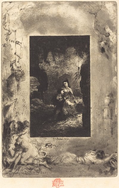 Le Tombeau du Diable von Felix Hilaire Buhot