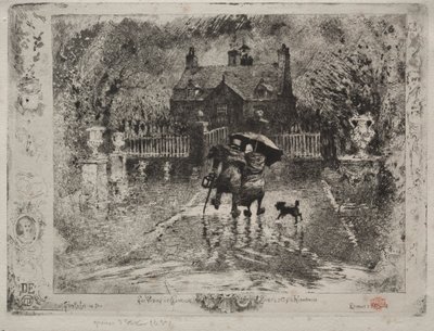 Die Landnachbarn von Felix Hilaire Buhot