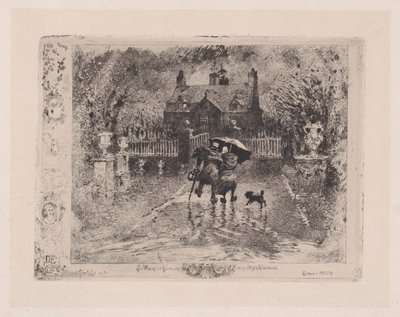 Die Landnachbarn, 1860-98 von Felix Hilaire Buhot
