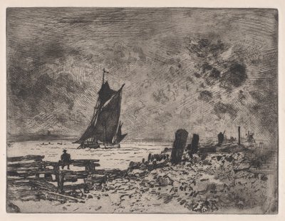 Der kleine Marine - Souvenir von Medway von Felix Hilaire Buhot