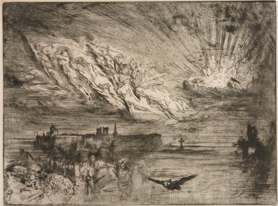 Die Geister aus den Städten der Toten, 1885 von Felix Hilaire Buhot