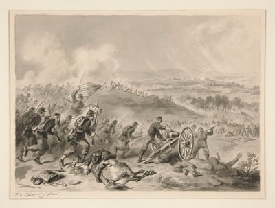 Schlacht von Gettysburg von Felix O. C. Darley