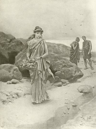 Perikles. Akt IV, Szene I (Gravur) von Felix Octavius Carr Darley