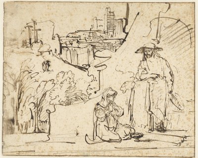Christus erscheint Maria Magdalena als Gärtner (Noli me tangere) von Ferdinand Bol
