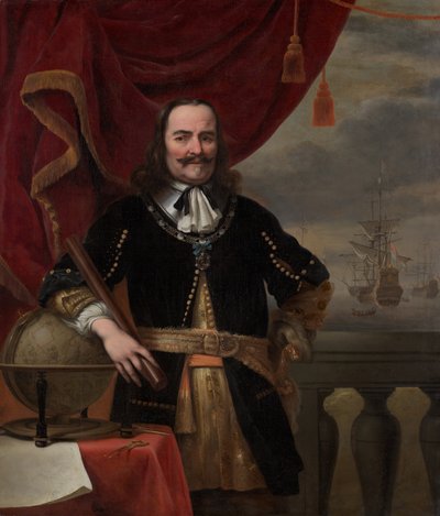 Porträt von Michiel de Ruyter (1607-1676) von Ferdinand Bol