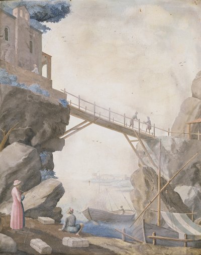 Scagliola-Panel von Ferdinand Enrico Hugford