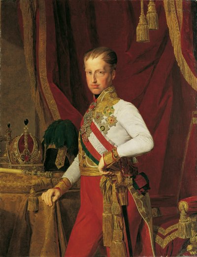 Kaiser Ferdinand I. von Österreich von Ferdinand Georg Waldmüller