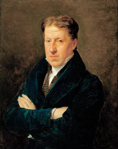 Der Wirt Thierry vom Gasthof "Zum Wolfen in der Au" von Ferdinand Georg Waldmuller