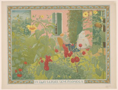 Zwei Frauen mit Baby von Ferdinand Hart Nibbrig (signed by artist)