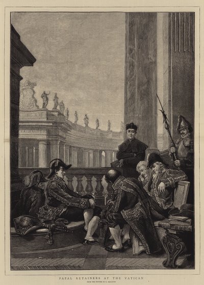 Päpstliche Diener im Vatikan von Ferdinand Heilbuth