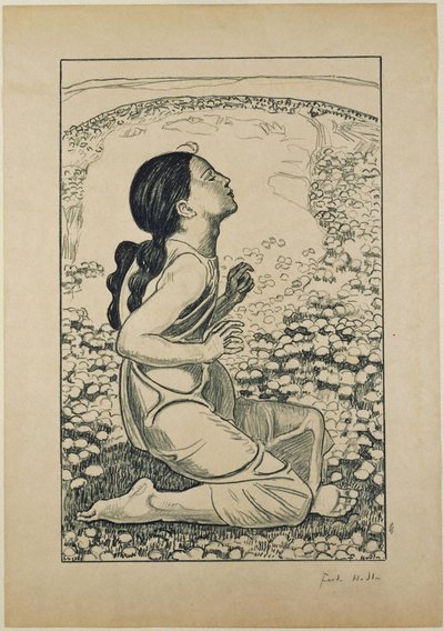 Der Frühling von Ferdinand Hodler
