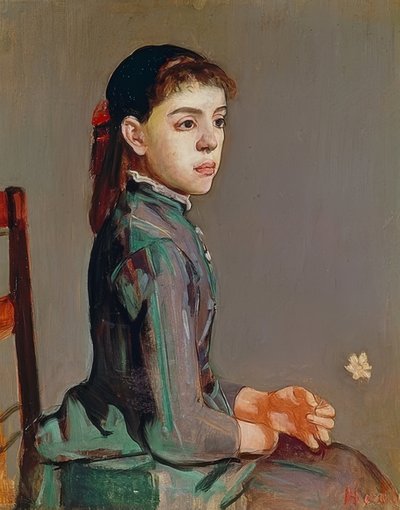 Junges Mädchen - Louise Duchosal von Ferdinand Hodler