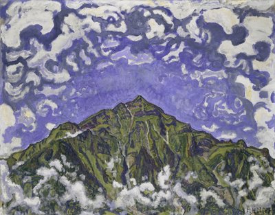 Der Niesen von Heustrich aus gesehen, 1910 von Ferdinand Hodler