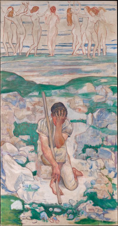 Der Traum des Hirten von Ferdinand Hodler