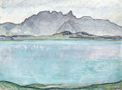 Thunersee mit den Stockhornbergen, 1910 von Ferdinand Hodler