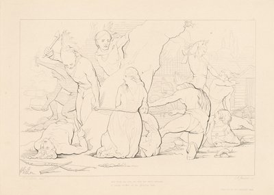 Und vom Baum, wir mit ihrem Kind entfesselt von Ferdinand Joubert, after George Elgar Hicks