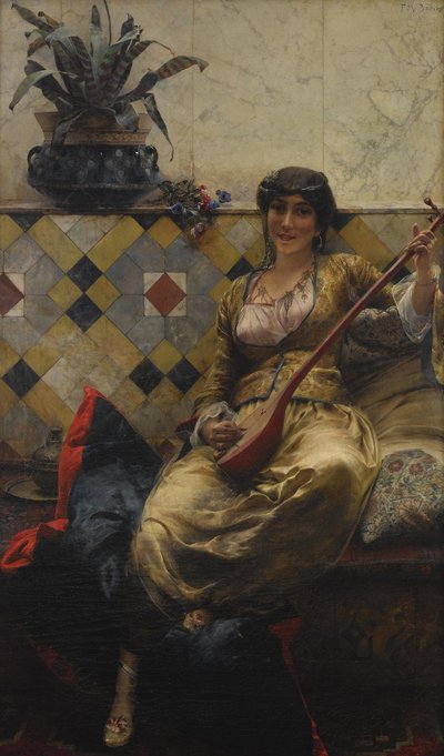 Serenade im Harem von Ferdinand Max Bredt