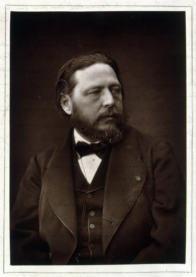 Porträt von Jules Breton (1827-1906) (s/w Foto) von Ferdinand Mulnier