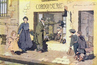 Der Schuhmacher, in Imagier de l