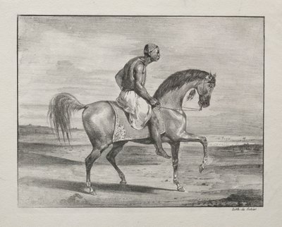 Afrikaner zu Pferd, 1823 von Ferdinand Victor Eugene Delacroix