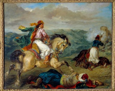 Eine Episode des Krieges in Griechenland von Ferdinand Victor Eugene Delacroix