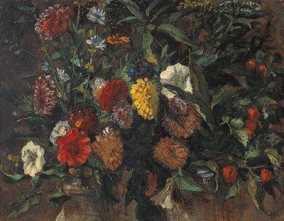 Blumenstillleben, um 1848 von Ferdinand Victor Eugene Delacroix