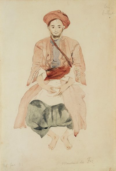 Händler von Fès, ca. 1832 von Ferdinand Victor Eugene Delacroix