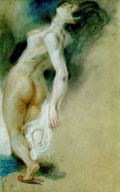 Studie für den Tod des Sardanapalus von Ferdinand Victor Eugene Delacroix