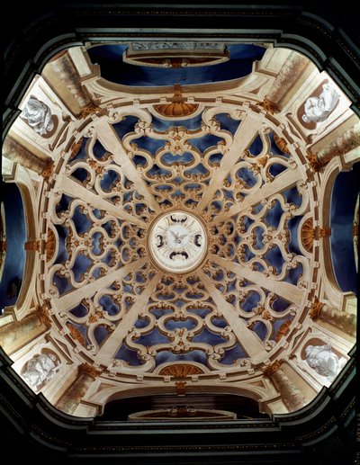 Barockkunst: Gewölbe der Kirche der Assunta, dekoriert von Ferdinando Galli da Bibiena von Ferdinando Galli Bibiena