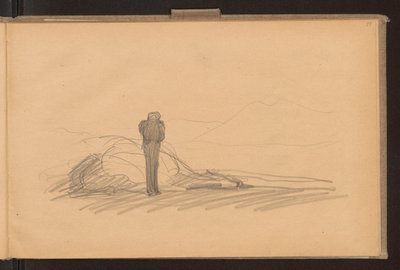 Recto: Tod des Pegasus; Verso: detaillierte Farbanmerkungen von Ferdynand Ruszczyc