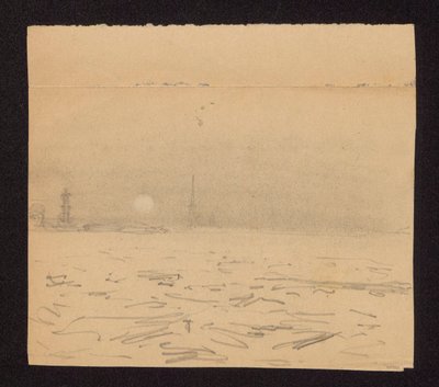 Sonnenuntergang in Petersburg von Ferdynand Ruszczyc