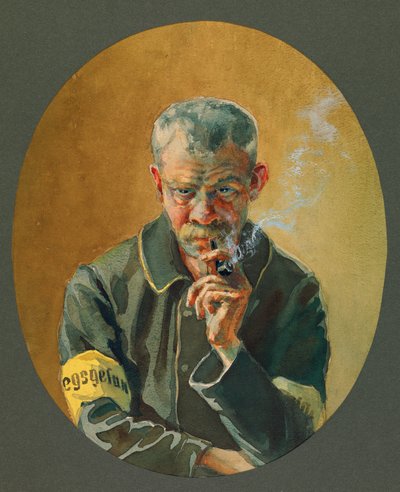 Ein ziviler Gefangener aus Nordfrankreich, Gustrow von Fernand Barbier