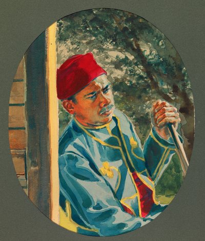 Pimero, algerischer Scharmützler, Gustrow von Fernand Barbier