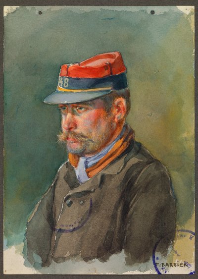Sergeant Lecacheux der 48. Territorialen, Gustrow von Fernand Barbier