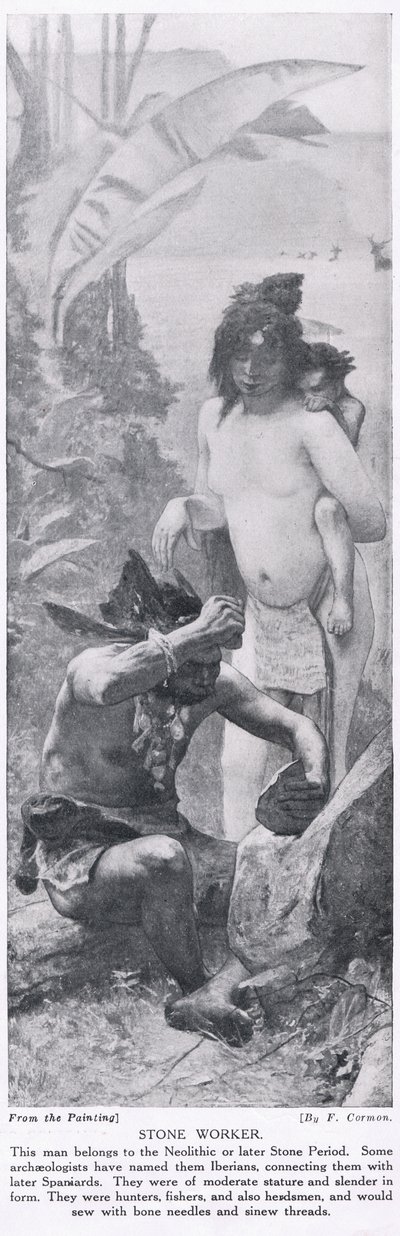 Steinarbeiter, Illustration aus 