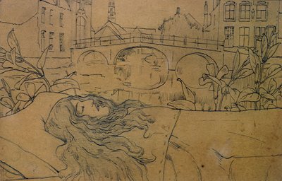 Brügge, Der Tod von Fernand Khnopff