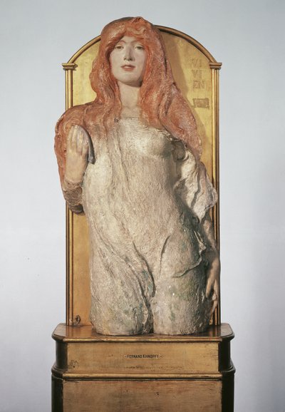 Halbfigur einer Nymphe ("Vivien") von Fernand Khnopff