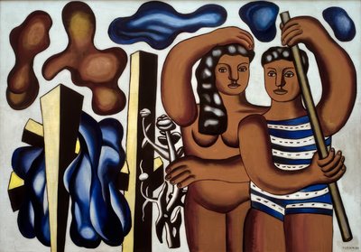 Adam und Eva (Studie) von Fernand Leger