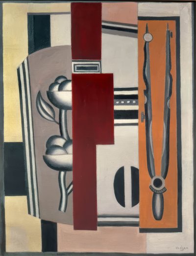 Die Rose und der Zirkel von Fernand Leger