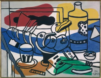 Stilleben mit drei Früchten von Fernand Leger